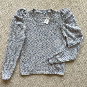 Puff shoulder sweater